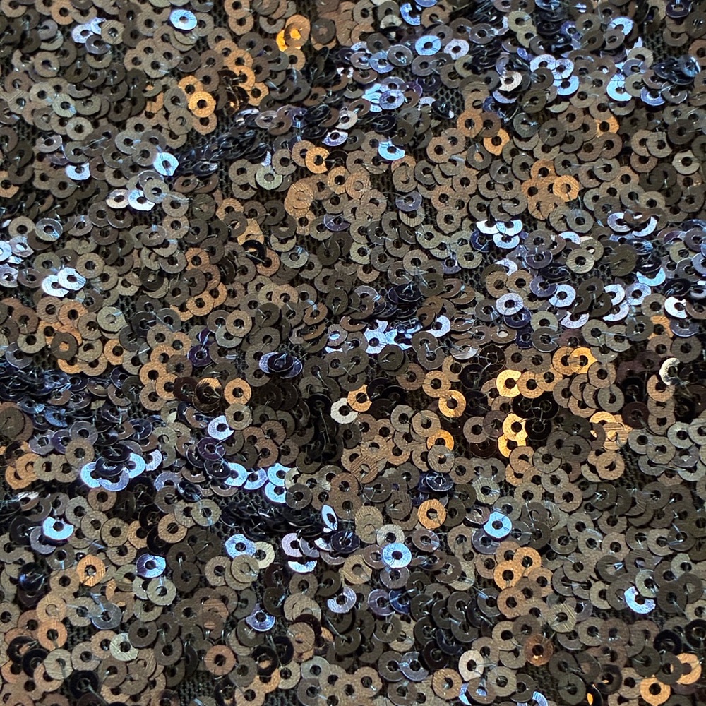 Forever 21 Navy Blue Sequin Fit-and-Flare Kids Dress NWT - Picture 4 of 6